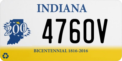 IN license plate 476OV