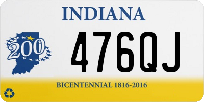 IN license plate 476QJ