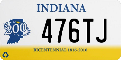 IN license plate 476TJ