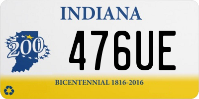 IN license plate 476UE