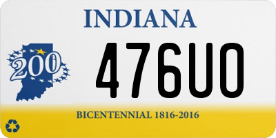 IN license plate 476UO