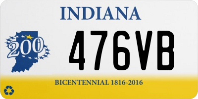 IN license plate 476VB