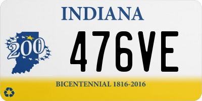 IN license plate 476VE