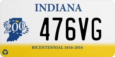 IN license plate 476VG