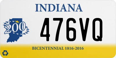 IN license plate 476VQ