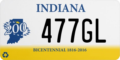 IN license plate 477GL