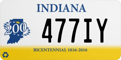IN license plate 477IY