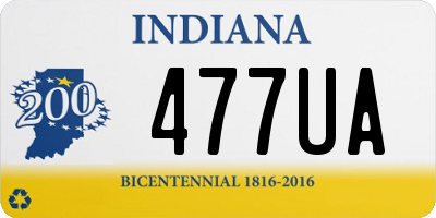 IN license plate 477UA