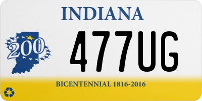 IN license plate 477UG