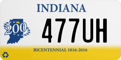 IN license plate 477UH