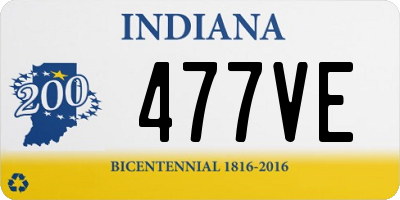 IN license plate 477VE