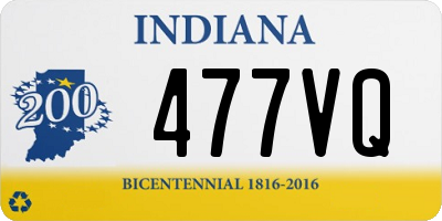 IN license plate 477VQ