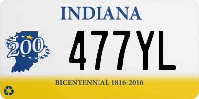 IN license plate 477YL