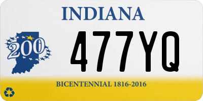 IN license plate 477YQ