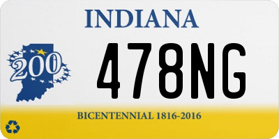 IN license plate 478NG