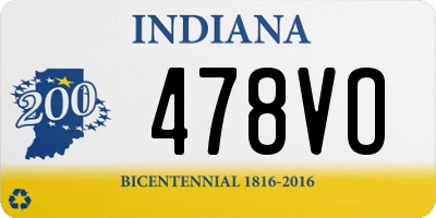 IN license plate 478VO