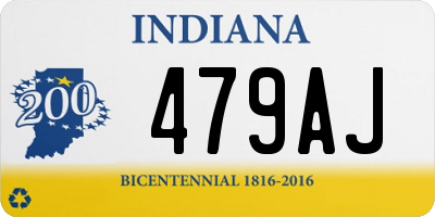 IN license plate 479AJ