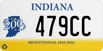 IN license plate 479CC