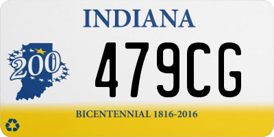 IN license plate 479CG