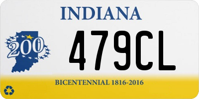 IN license plate 479CL