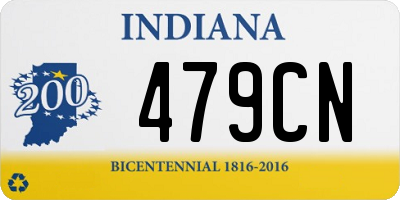 IN license plate 479CN