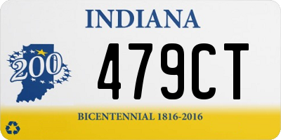 IN license plate 479CT