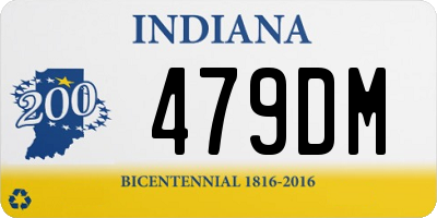 IN license plate 479DM