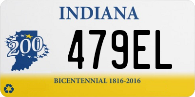 IN license plate 479EL