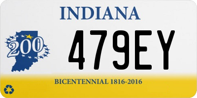 IN license plate 479EY