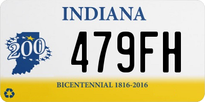 IN license plate 479FH