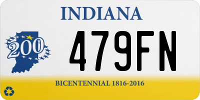 IN license plate 479FN