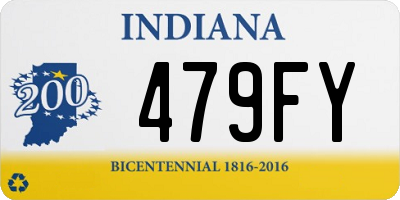 IN license plate 479FY