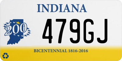 IN license plate 479GJ