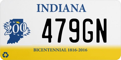 IN license plate 479GN