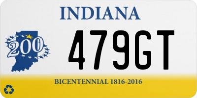 IN license plate 479GT