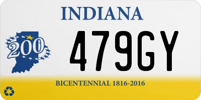 IN license plate 479GY