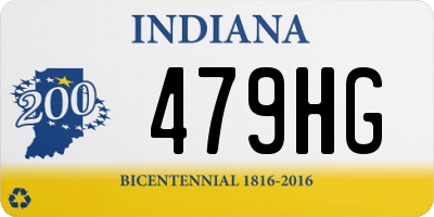 IN license plate 479HG
