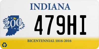 IN license plate 479HI