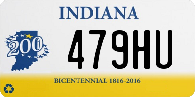 IN license plate 479HU