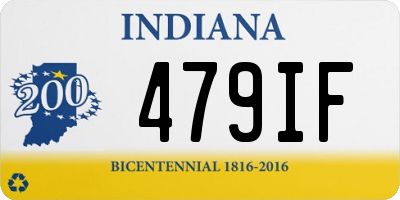 IN license plate 479IF
