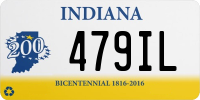 IN license plate 479IL