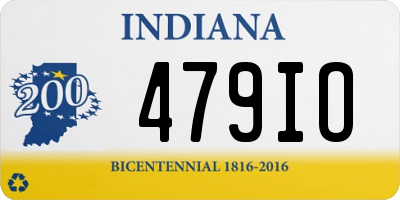 IN license plate 479IO