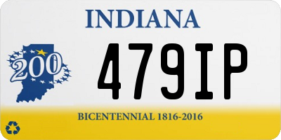 IN license plate 479IP