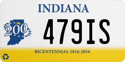IN license plate 479IS