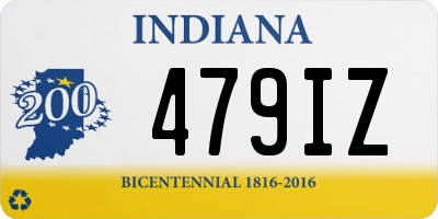 IN license plate 479IZ