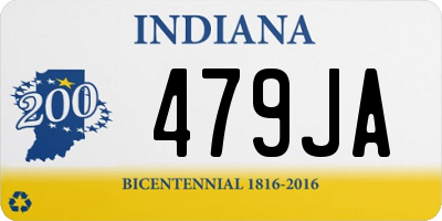 IN license plate 479JA