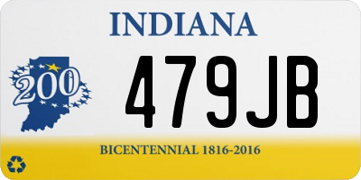 IN license plate 479JB
