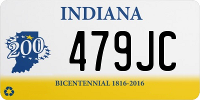 IN license plate 479JC