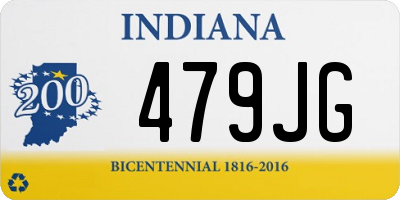 IN license plate 479JG