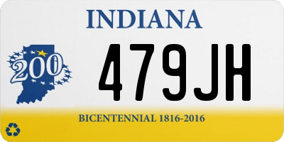 IN license plate 479JH